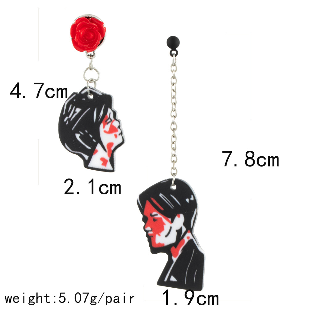 Fashion Human Alloy Drop Earrings 1 Pair display picture 2