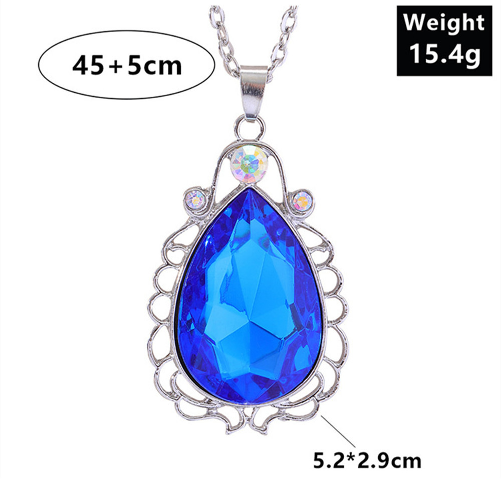 Glam Water Droplets Alloy Zircon Necklace display picture 4