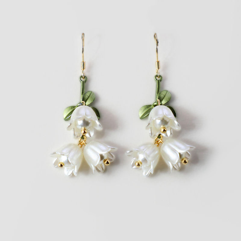 Elegant Flower Alloy Earrings 1 Pair display picture 1