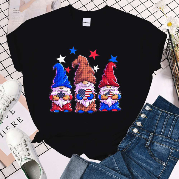 Women's T-shirt Short Sleeve T-shirts Star Streetwear Santa Claus display picture 1