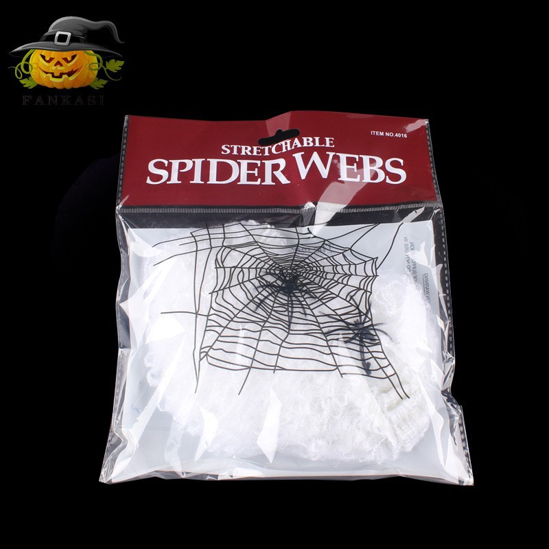 Halloween Funny Spider Web Cotton Halloween Decoration display picture 4