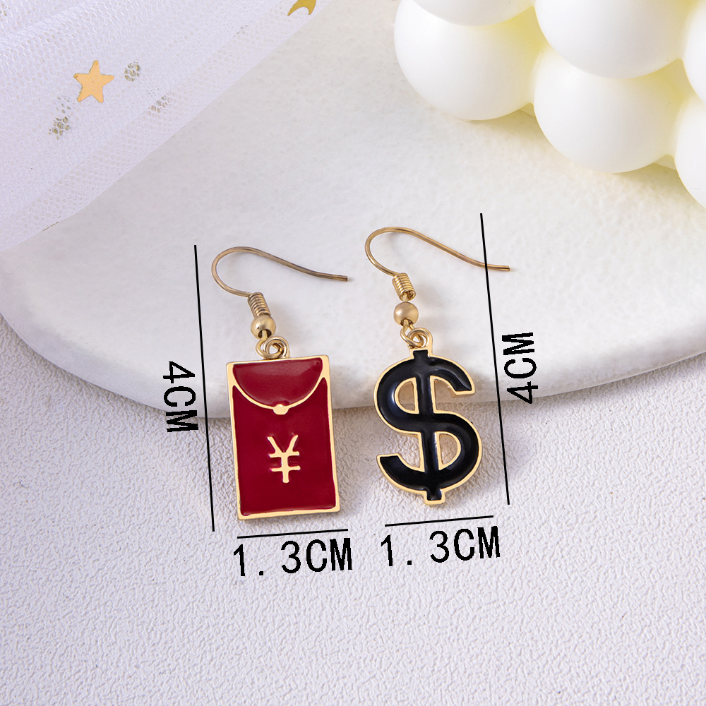 Fashion Geometric Alloy Plating Drop Earrings 2 Pieces display picture 4