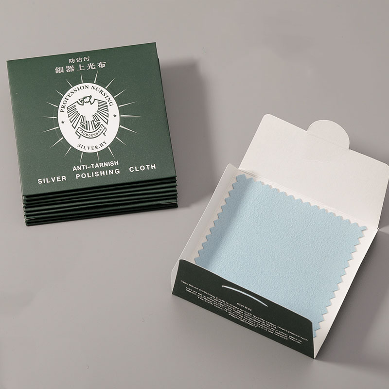 Sliver Jewelry Oxidation Maintenance Wipe Polishing Cloth Cleaning Cloth Combination display picture 2
