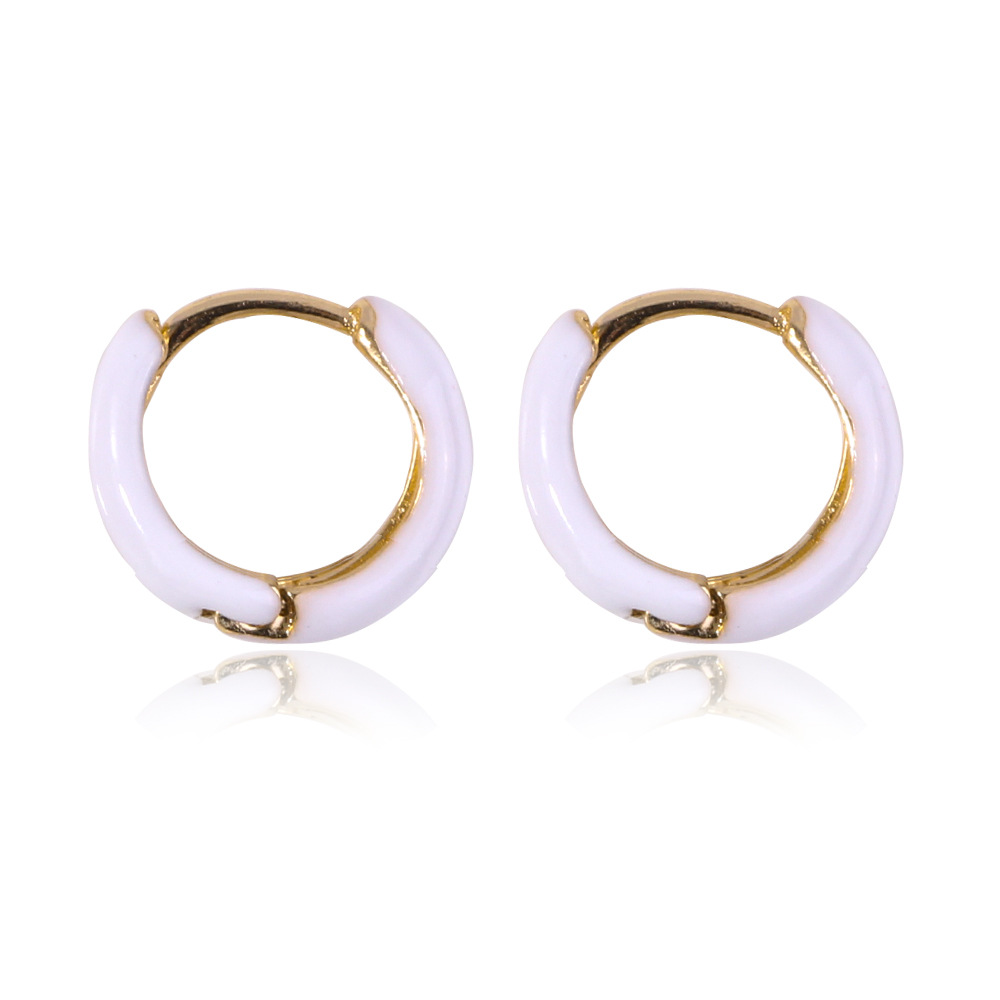 Fashion Geometric Alloy Plating Hoop Earrings 1 Pair display picture 2
