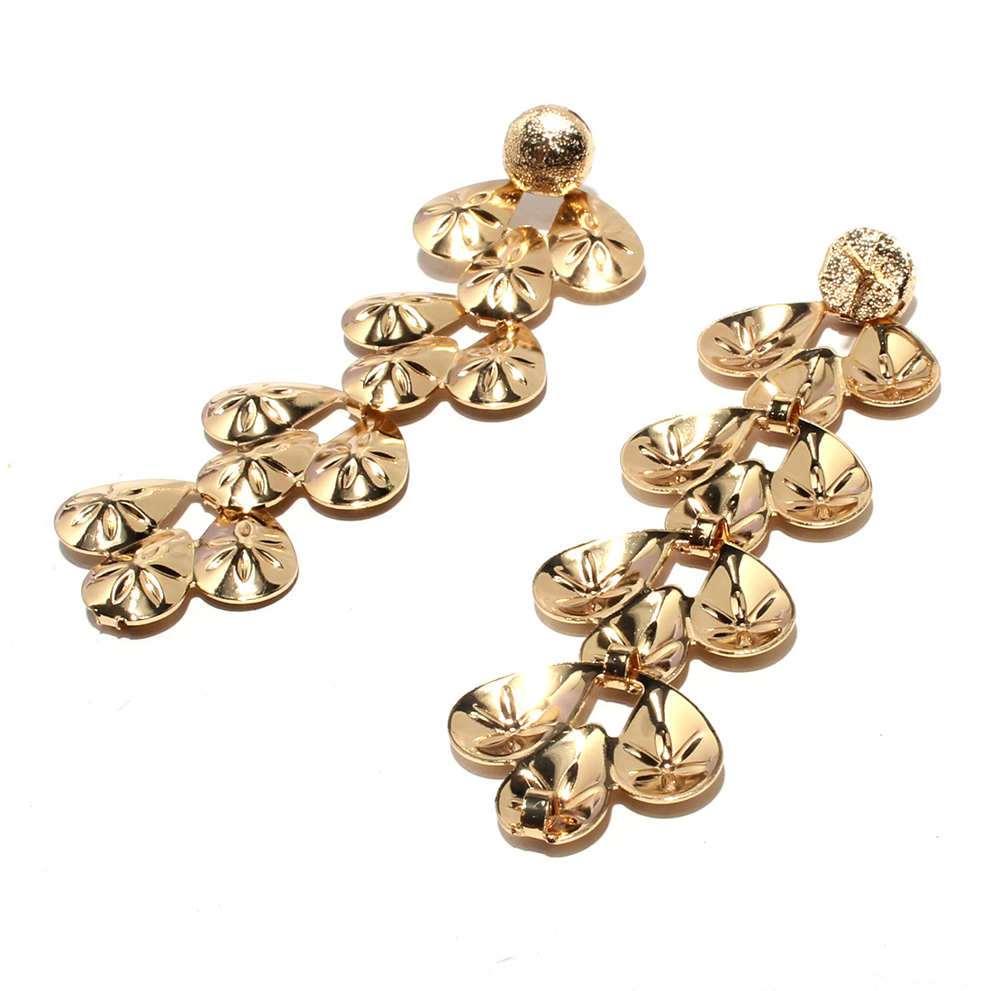 Vintage Style Geometric Alloy Plating Drop Earrings display picture 4