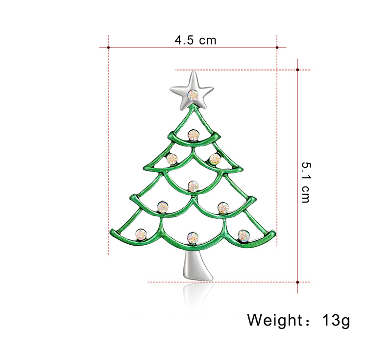 Weihnachten Einfacher Stil Weihnachtsbaum Legierung Ferien display picture 1