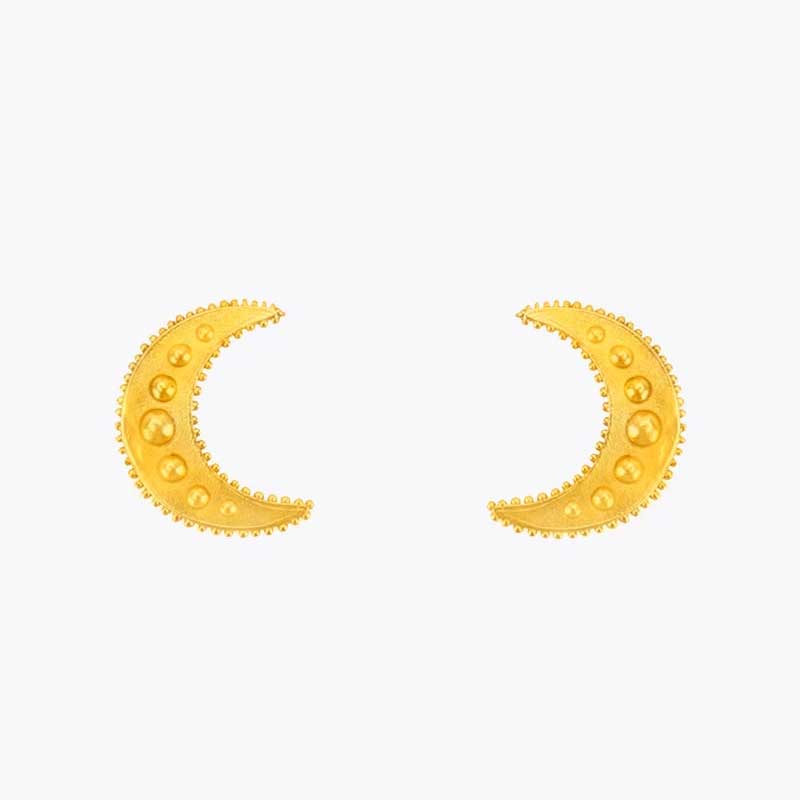 Mode Soleil Star Lune Alliage Placage Boucles D'oreilles display picture 11