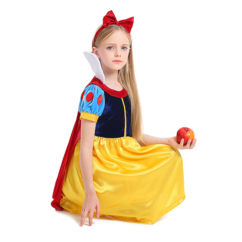 Halloween Children's Day Christmas Princess Color Block Special Occasion Costume Props display picture 2