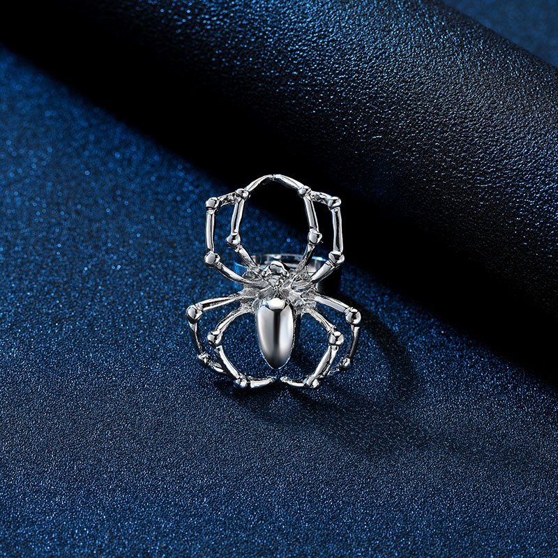 Funny Spider Alloy Plating Rings display picture 3