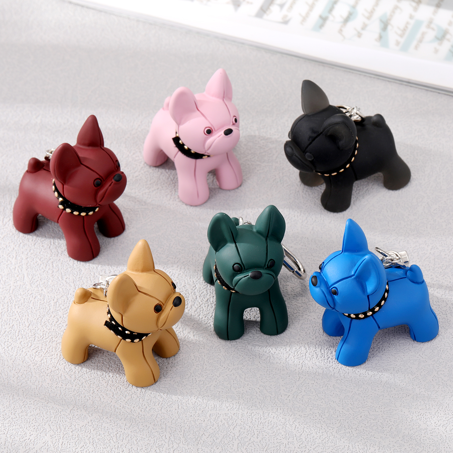 Cute Cartoon Dog Doll Key Chain Pendant Bag Hanging Ornament display picture 1