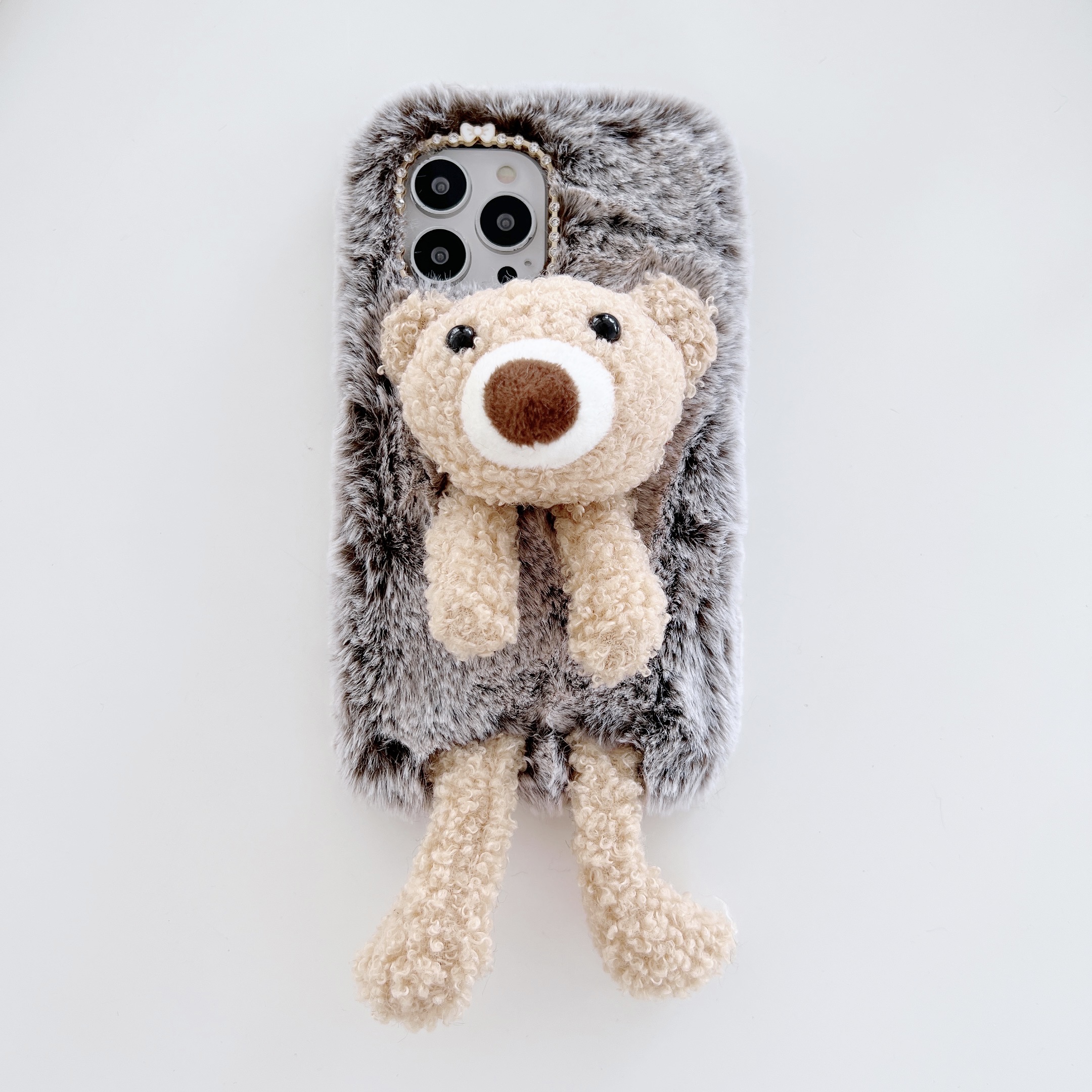 Cute Rabbit Bear Cloth Resin  Iphone Phone Cases display picture 4