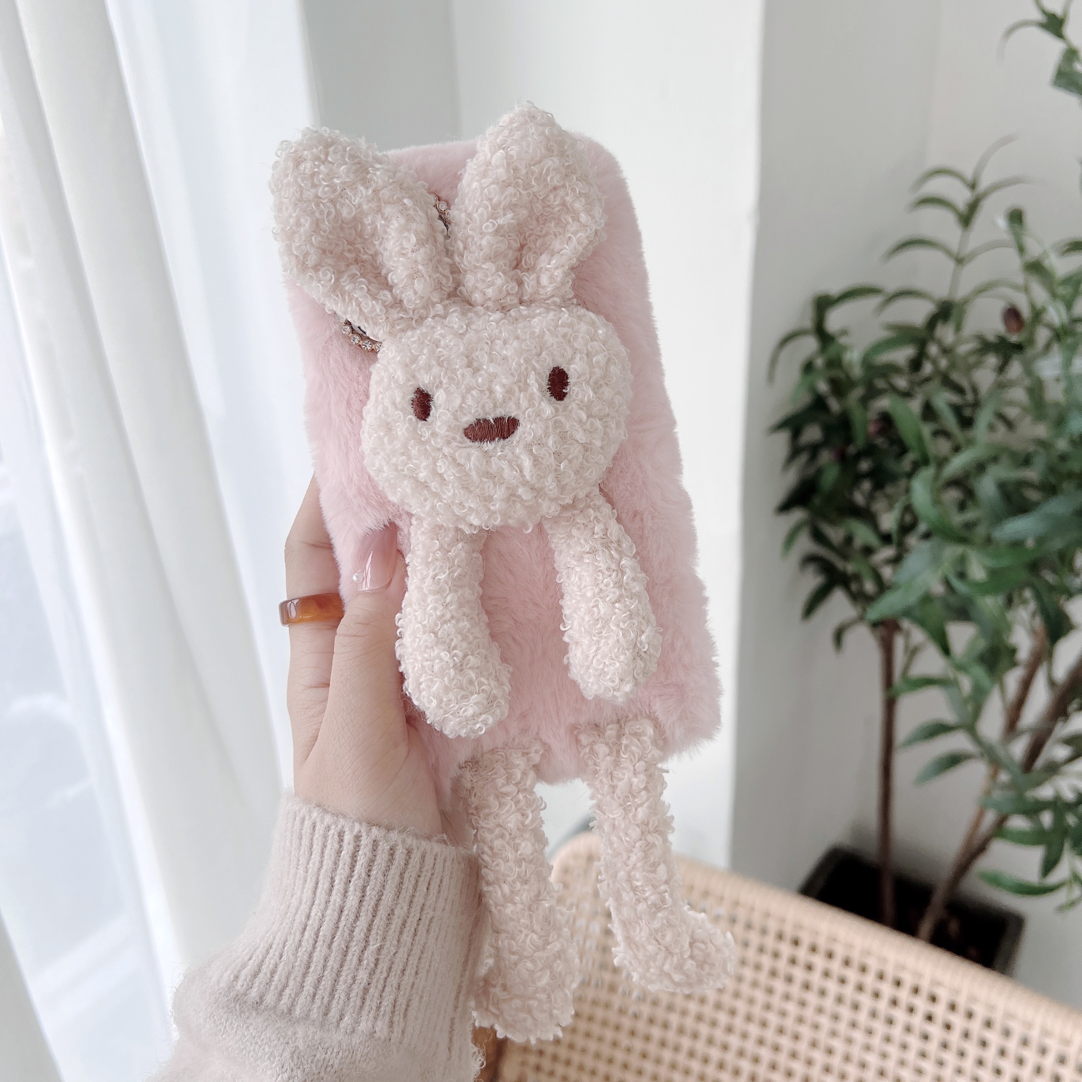 Cute Rabbit Bear Cloth Resin  Iphone Phone Cases display picture 6