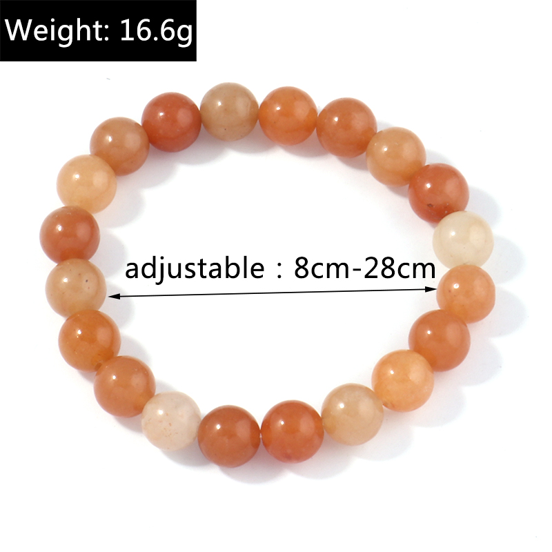 Simple Style Geometric Artificial Gemstones Beaded Natural Stone Bracelets display picture 1