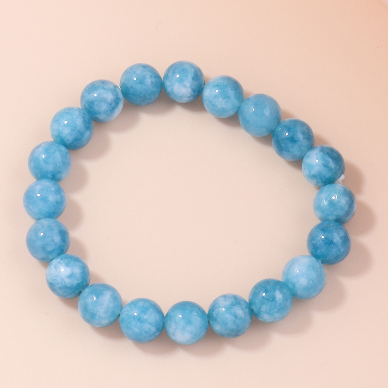 Simple Style Geometric Artificial Gemstones Beaded Natural Stone Bracelets display picture 7