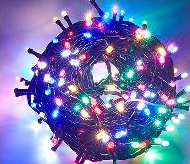 Birthday Romantic Solid Color Pvc Party String Lights display picture 4