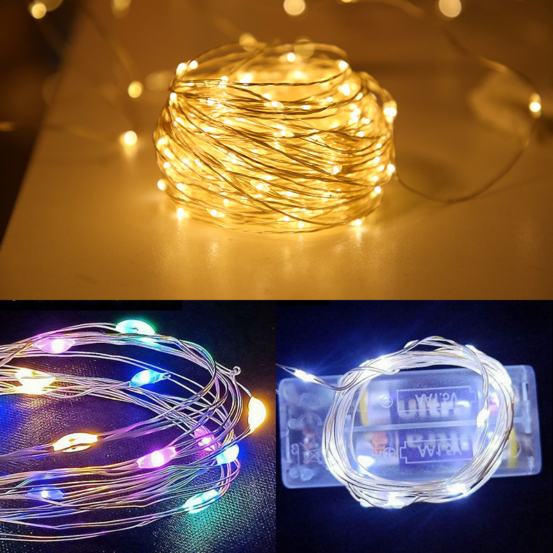 Valentine's Day Romantic Solid Color Pc Plastic Date String Lights display picture 3