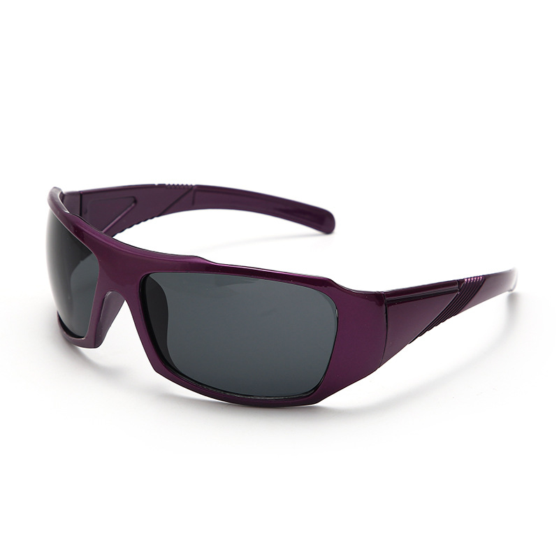 Unisex Sports Solid Color Resin Square Sunglasses display picture 3
