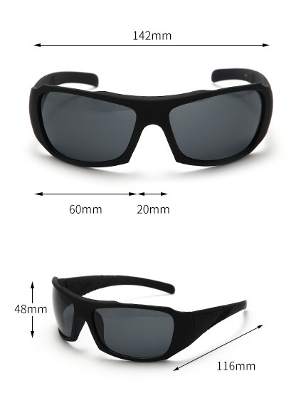 Unisex Sports Solid Color Resin Square Sunglasses display picture 6