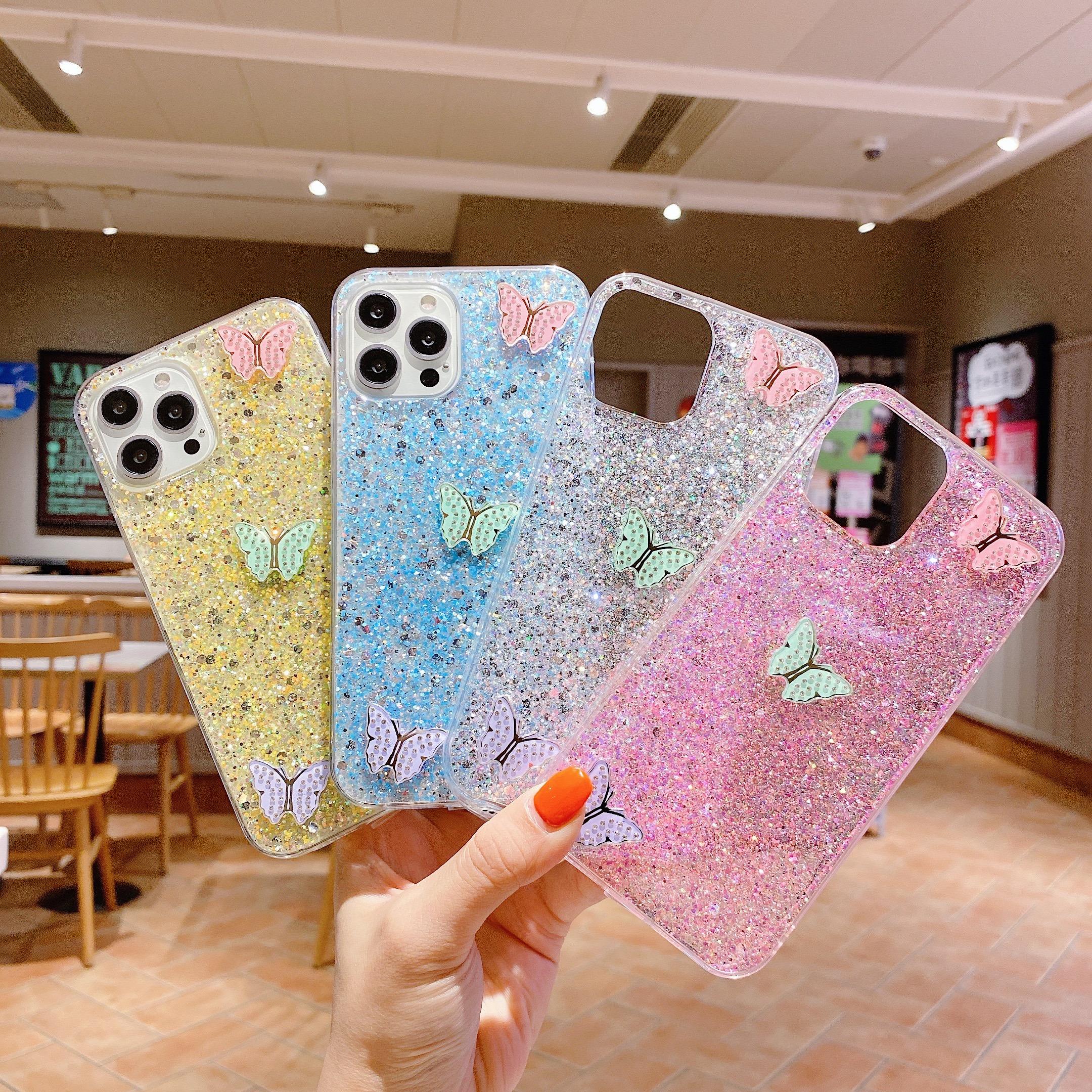 Fashion Butterfly Silica Gel  Iphone Phone Cases display picture 3