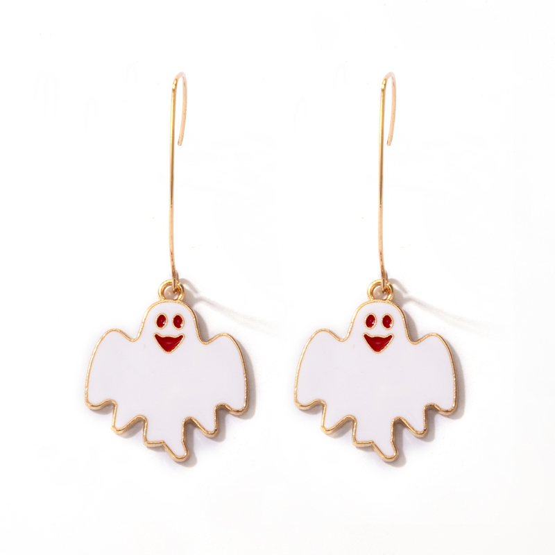 Halloween Retro Ghost Alloy Party Festival Ear Hook display picture 1