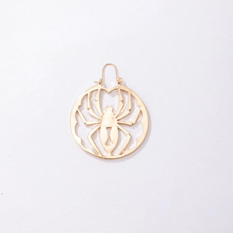 Exaggerated Spider Alloy Hollow Out Earrings display picture 3