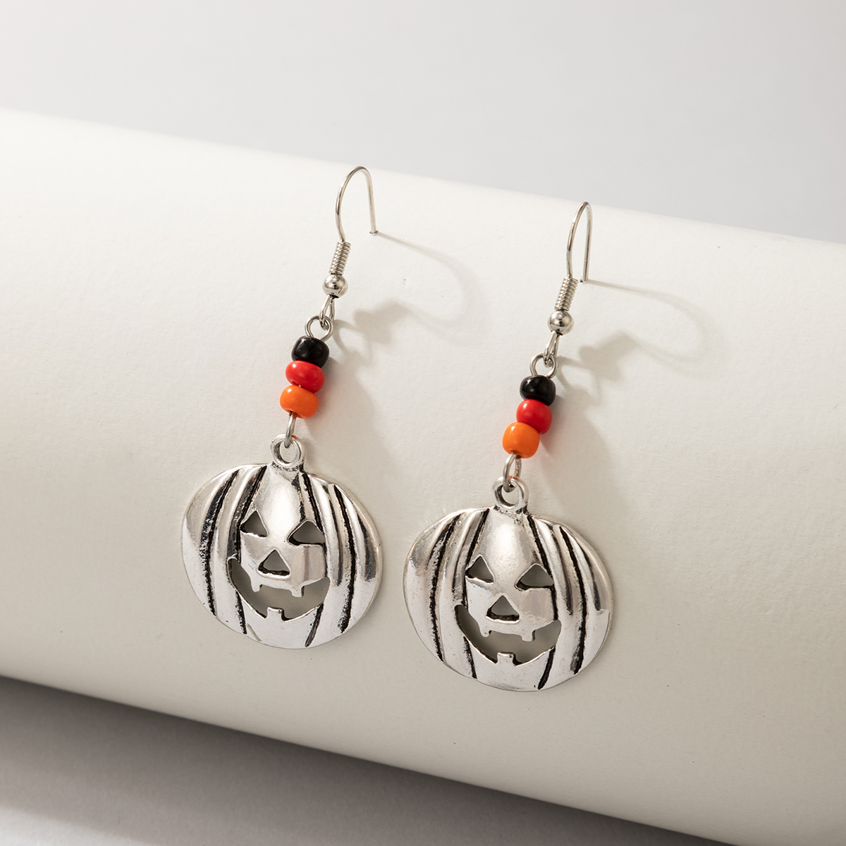 Funny Pumpkin Alloy Drop Earrings display picture 3