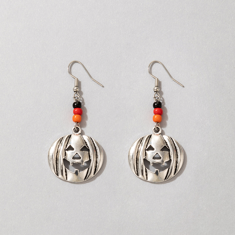 Funny Pumpkin Alloy Drop Earrings display picture 4