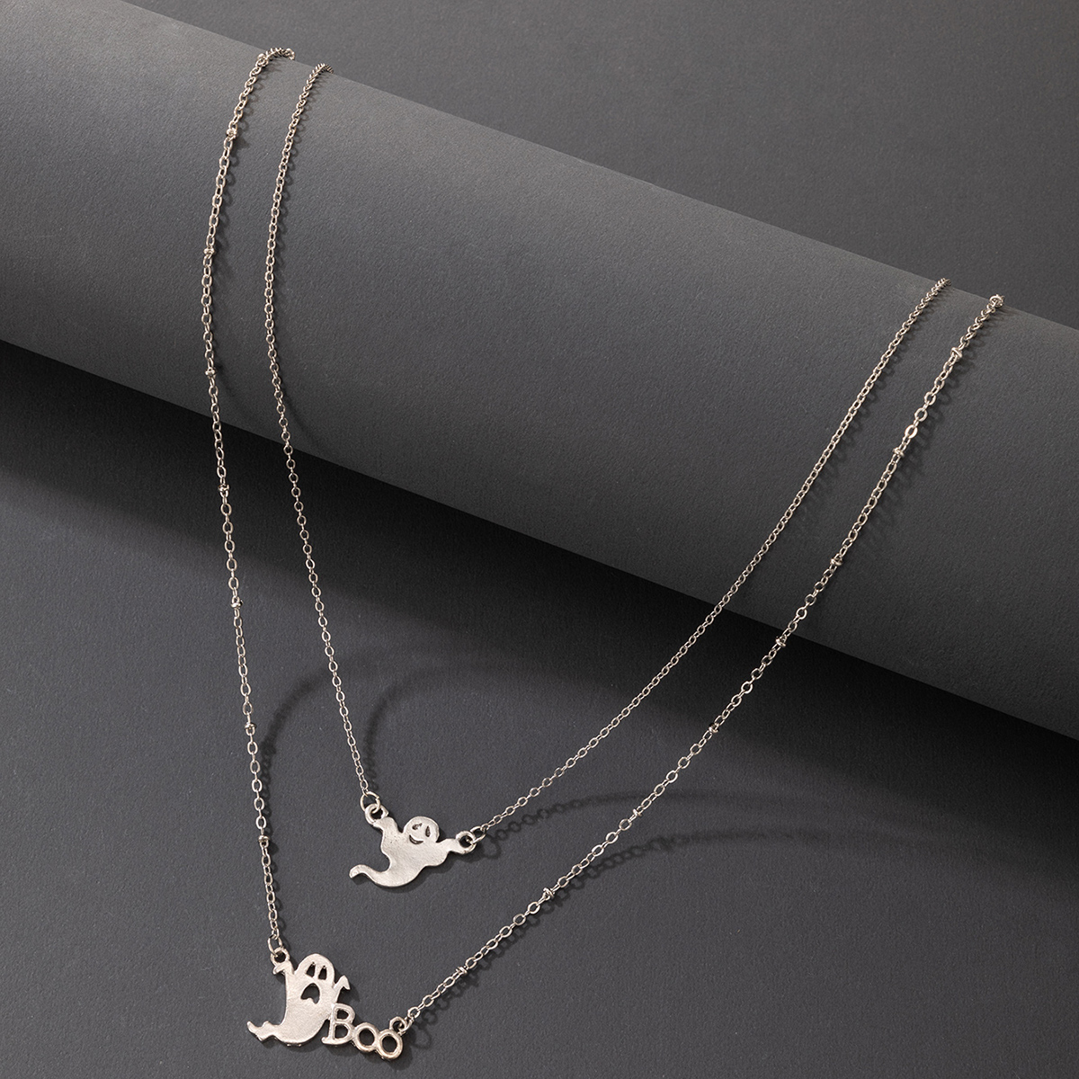 Funny Ghost Alloy Layered Necklaces display picture 4