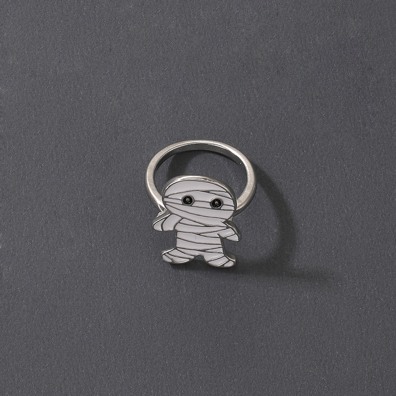 Funny Mummy Alloy Enamel Rings display picture 5