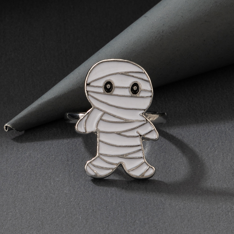 Funny Mummy Alloy Enamel Rings display picture 4