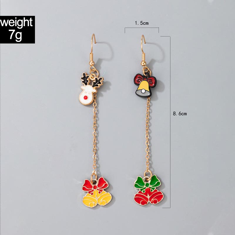 Fashion Bell Alloy Patchwork Earrings 1 Pair display picture 1
