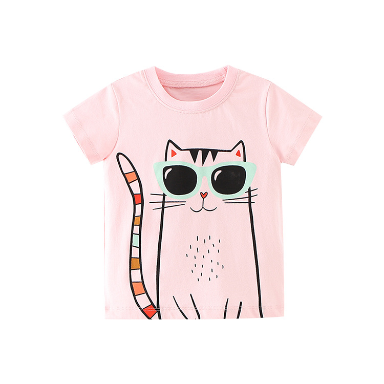 Mode Katze 100% Baumwolle Baby Kleidung display picture 1