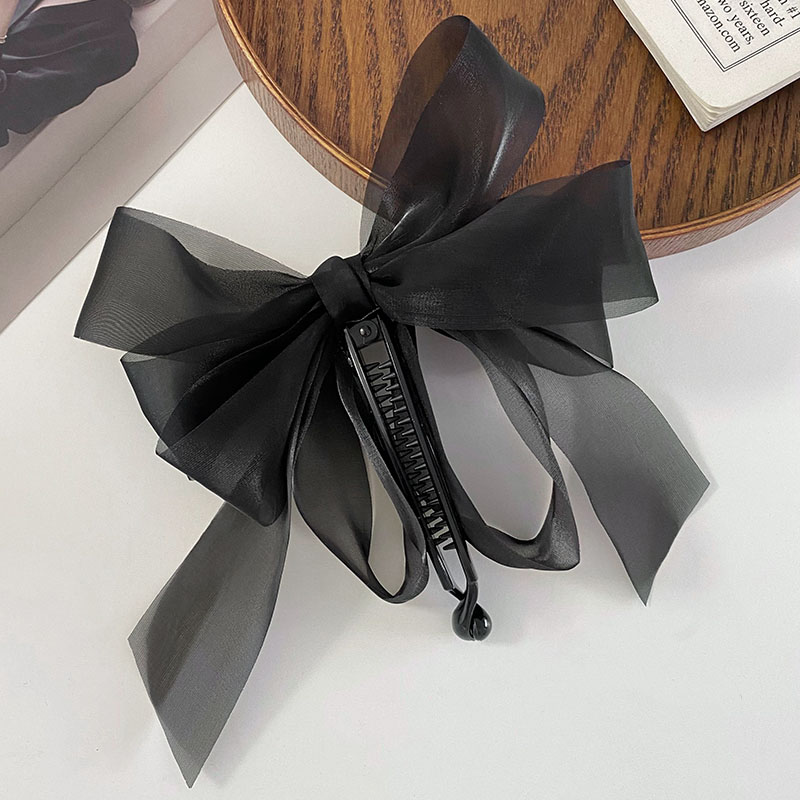 Sweet Bow Knot Organza Hair Clip display picture 2