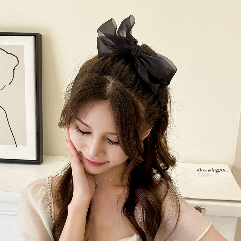 Sweet Bow Knot Organza Hair Clip display picture 4