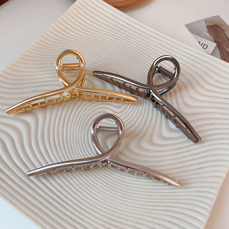 Simple Style Geometric Alloy Plating Copper Hair Claws 1 Piece display picture 6