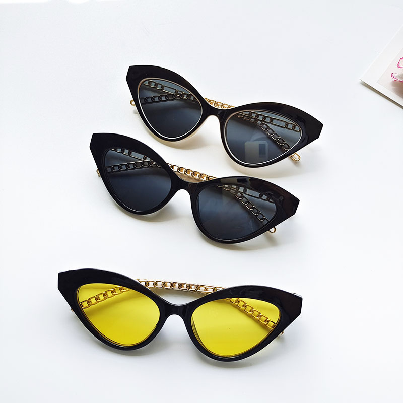 Unisex Fashion Leopard Pc Resin Cat Glasses Sunglasses display picture 1