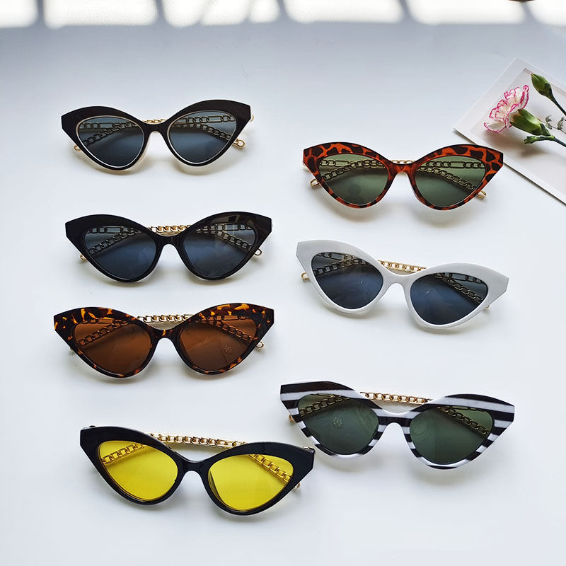 Unisex Fashion Leopard Pc Resin Cat Glasses Sunglasses display picture 2