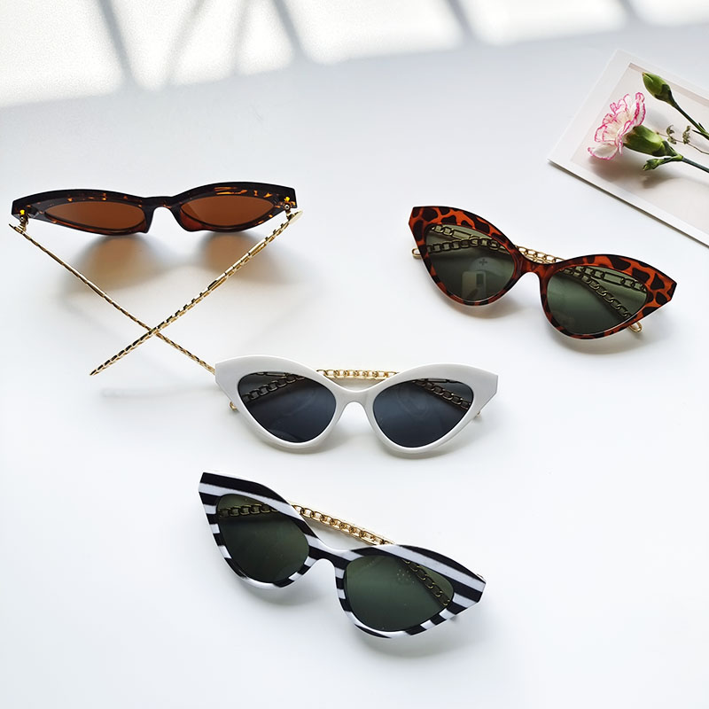 Unisex Fashion Leopard Pc Resin Cat Glasses Sunglasses display picture 4