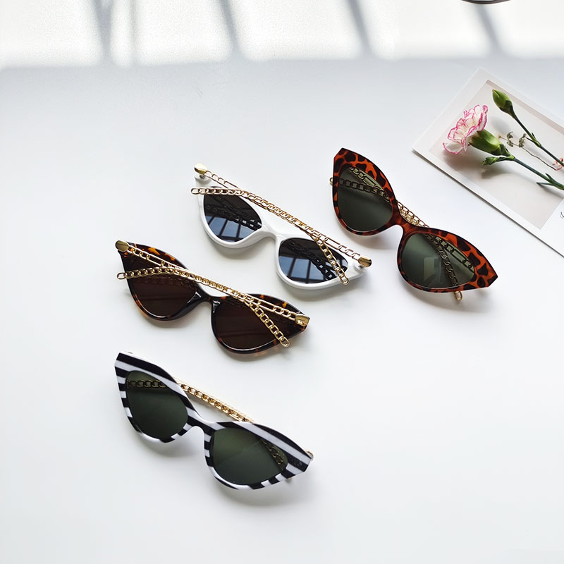 Unisex Fashion Leopard Pc Resin Cat Glasses Sunglasses display picture 5