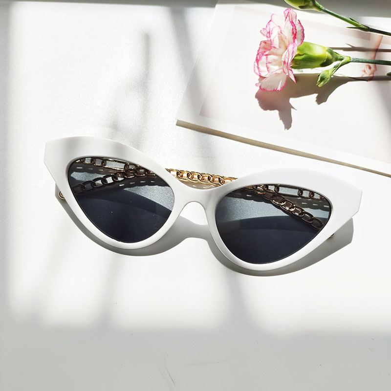 Unisex Fashion Leopard Pc Resin Cat Glasses Sunglasses display picture 6