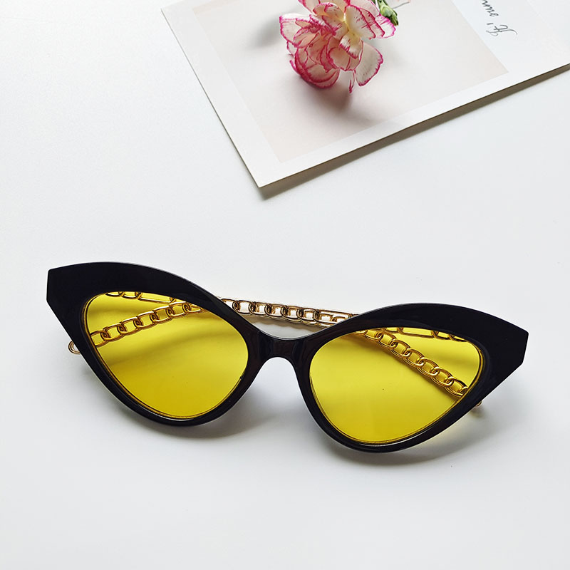 Unisex Fashion Leopard Pc Resin Cat Glasses Sunglasses display picture 12