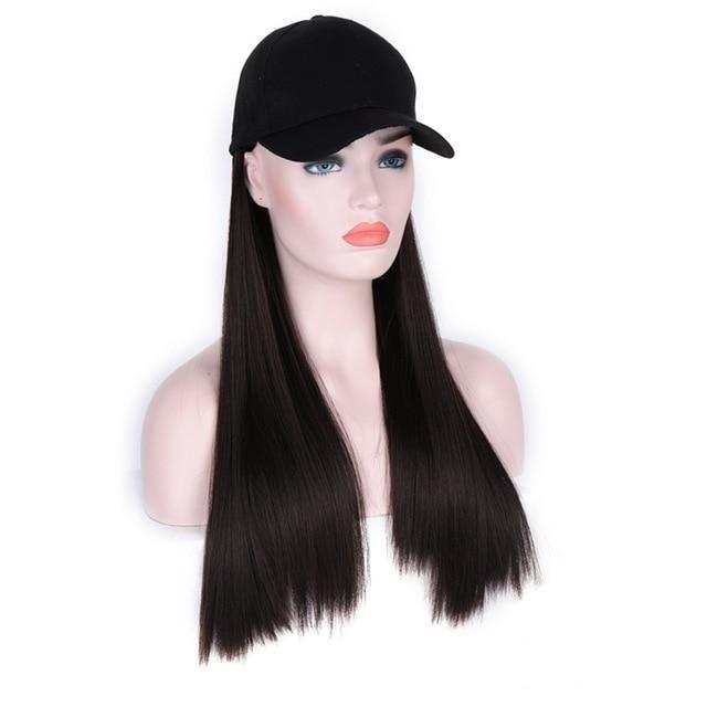 Women's Fashion Brown Light Brown Black Casual Chemical Fiber Centre Parting Long Straight Hair Wigs display picture 4