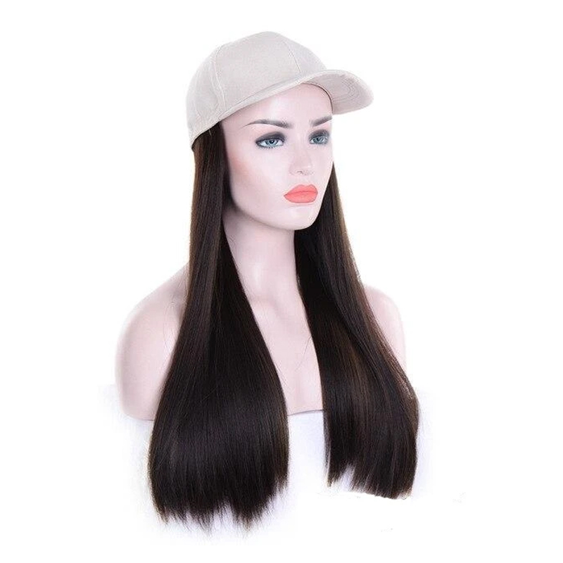 Women's Fashion Brown Light Brown Black Casual Chemical Fiber Centre Parting Long Straight Hair Wigs display picture 5