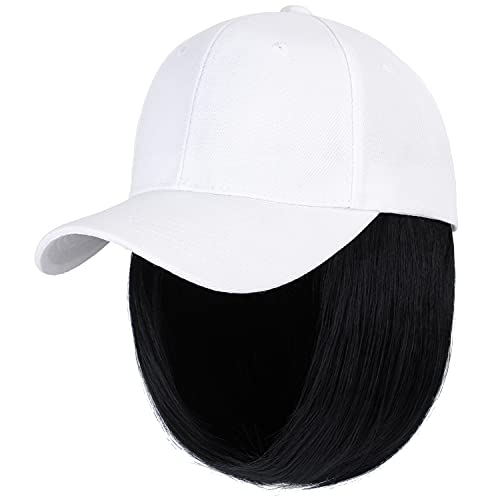 Women's Fashion Black Casual Chemical Fiber Centre Parting Short Straight Hair Wigs display picture 2
