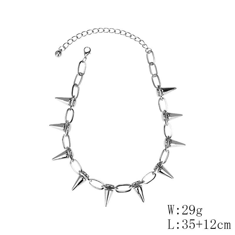 Fashion Rivet Alloy Rivet Other Necklace 1 Piece display picture 8