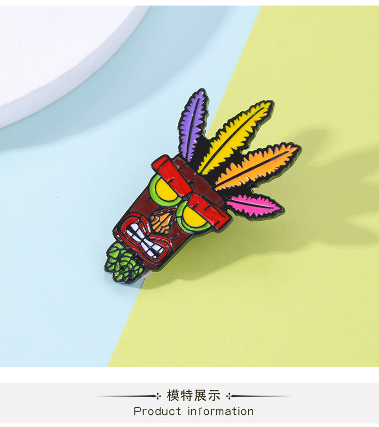 Funny Cartoon Alloy Plating Brooches display picture 4