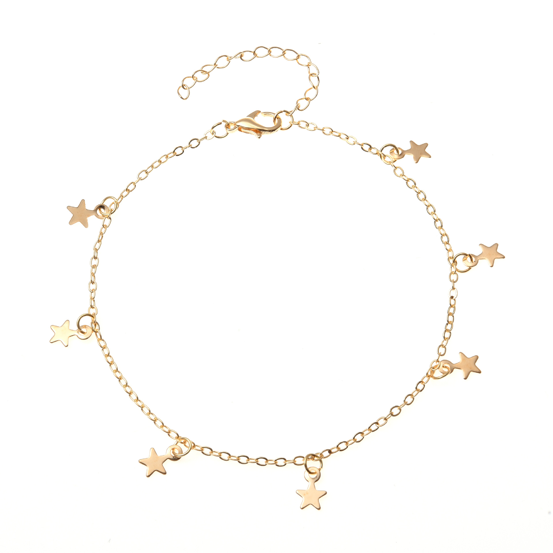 Fashion Star Metal Star Anklet 1 Piece display picture 4