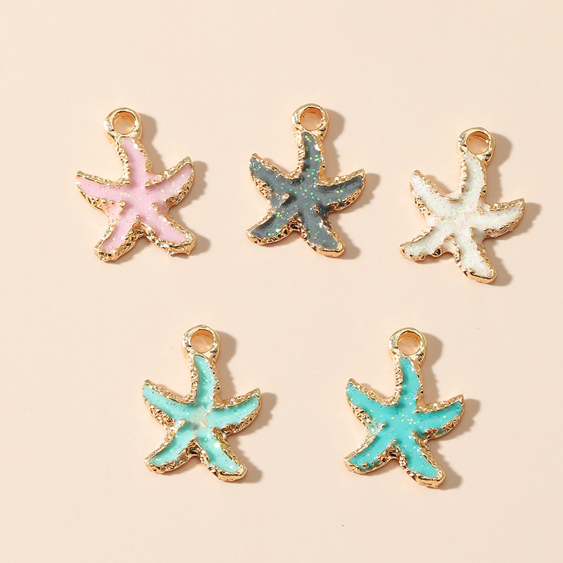 1 Set Alloy Starfish Conch Shell Fashion display picture 2