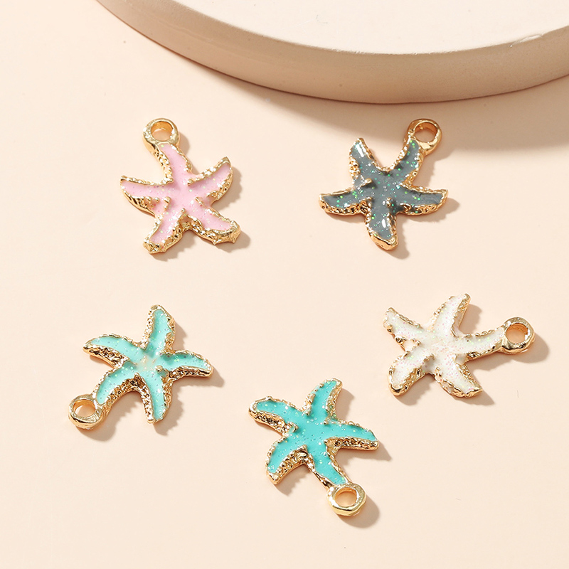 1 Set Alloy Starfish Conch Shell Fashion display picture 3