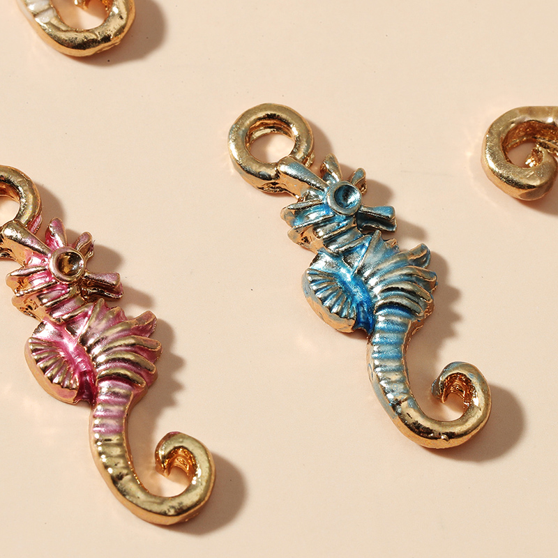 1 Set Alloy Hippocampus Fashion display picture 2